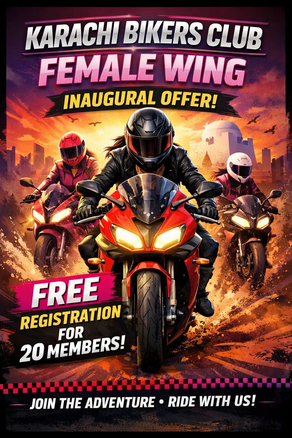 Free Membership for Females
