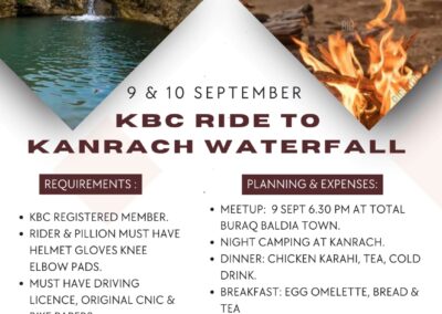 karachibikersclub-kanrach-waterfall-ride-banner-showing-ride-details